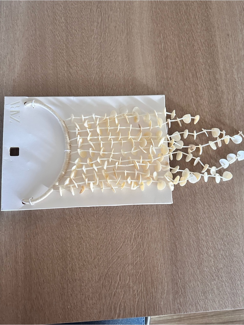 Zara Shell Cord Necklace - Picture 6 of 11